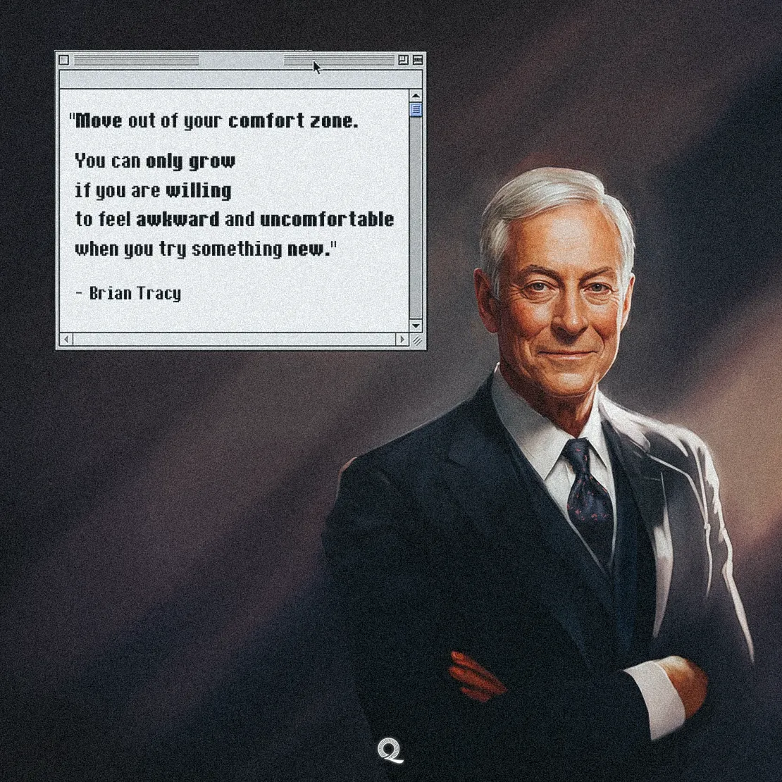 Quote by Brian Tracy on Growth - "Move out of your comfort zone. You can only grow if you are willing to feel awkward..."